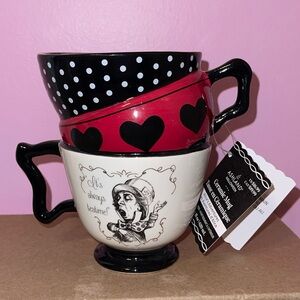 RARE Ashland Alice In Wonderland Lewis Carroll Decor Ceramic Cup Mug mad hatter